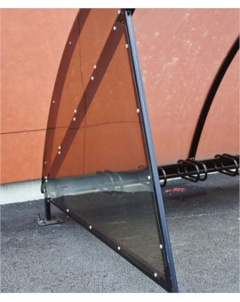 ABRI CYCLE DEMI-LUNE / MODULE INITIAL GRIS PROCITY