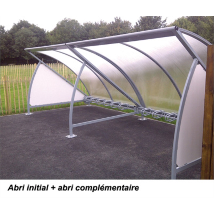 ABRI CYCLE DEMI-LUNE / MODULE COMP. GRIS PROCITY ABRI CYCLE DEMI-LUNE / MODULE COMP. GRIS PROCITY