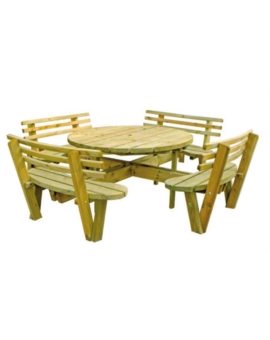 TABLE PIQUE NIQUE VEDA AVEC DOSSIER