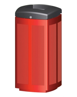 CORBEILLE NEPTUNE 60L BLEU RAL 5005